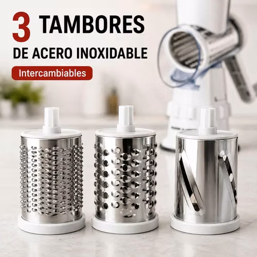 Rallador Cortador Rebanador Manual 3 en 1 Sumo Slicer - Imagen 3