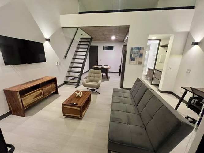 APARTAMENTO AMUEBLADO EN CONDOMINIO EN POZOS DE SANTA ANA - Imagen 3