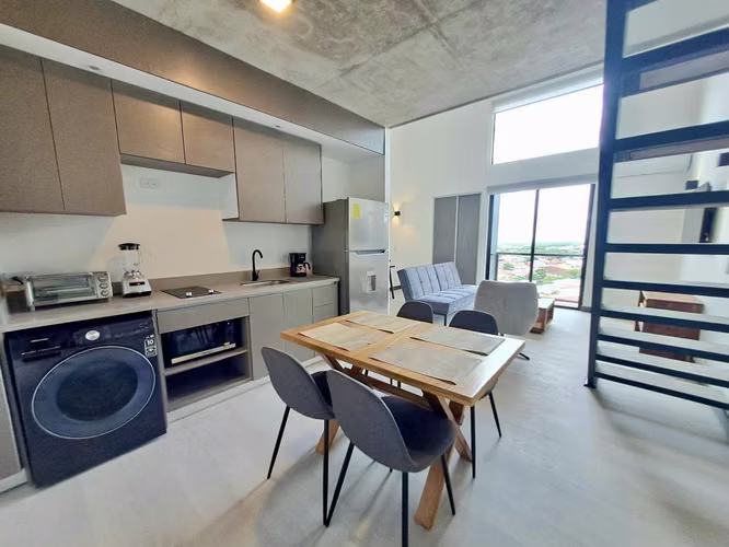 APARTAMENTO AMUEBLADO EN CONDOMINIO EN POZOS DE SANTA ANA - Imagen 8