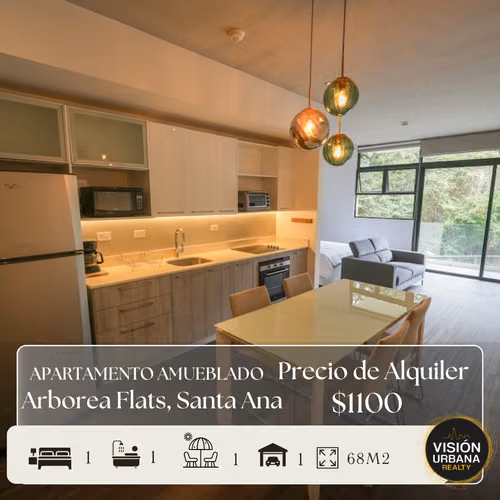 Apartamento Amueblado tipo Studio en Arbórea - Imagen 1