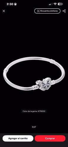 Pulseras de plata 925