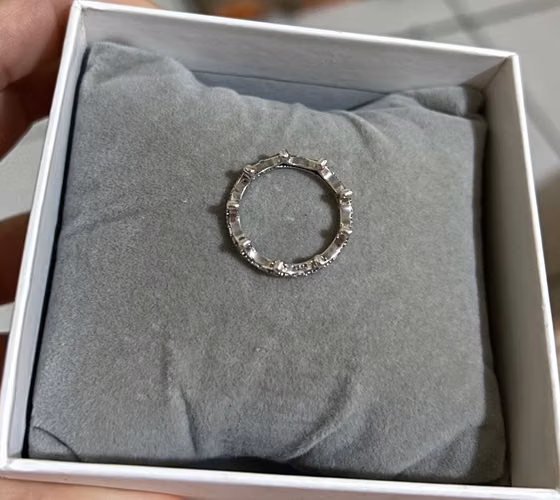 Anillo de corona plata 925