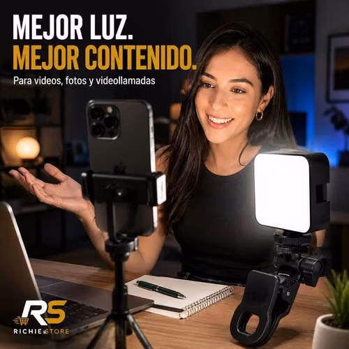 Panel LED Portátil M-88 para Celular, Cámara y Video | 64 LED - Imagen 5