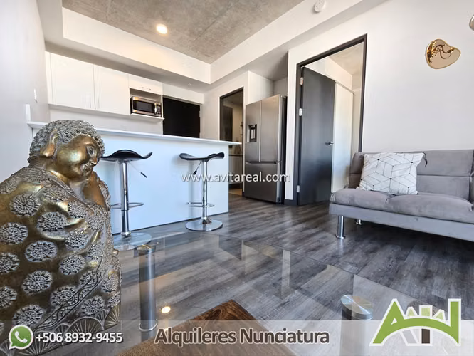 Apartamento amueblado de 1 habitación | Secrt Sabana - Imagen 1