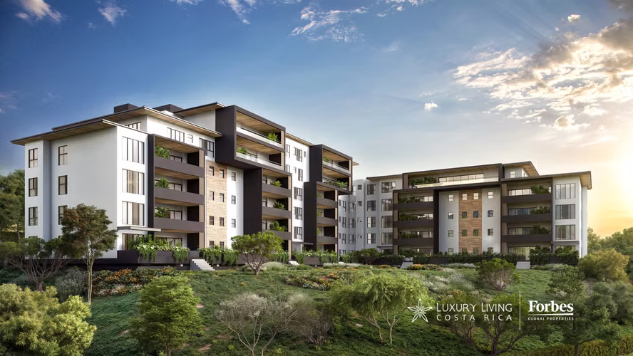 21523N - Nuevos apartamentos de 3 o 4 hab en Escazú para venta con vista el oeste