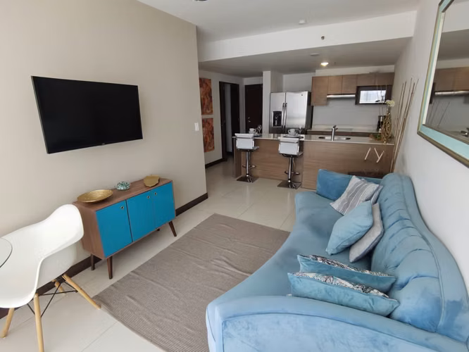 U Nunciatura, precioso-lujo, full amueblado, 2 hab, 2 baños, 1 parqueo, vista, ubicación. - Imagen 5