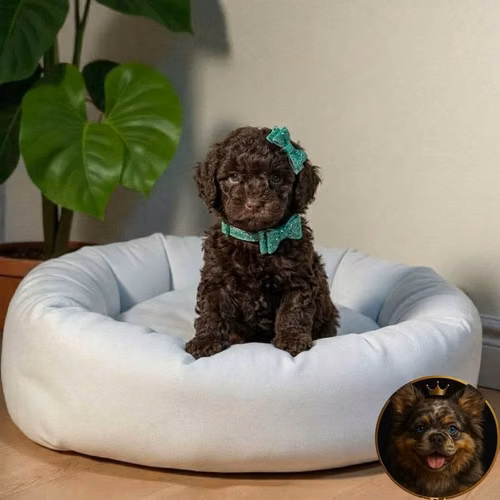 French Poodle Chocolate - Imagen 6