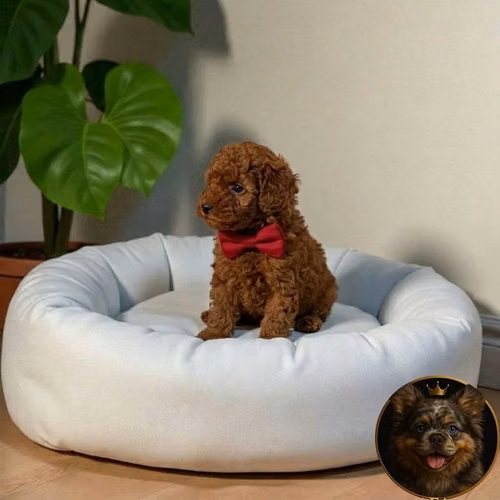 French Poodle Red