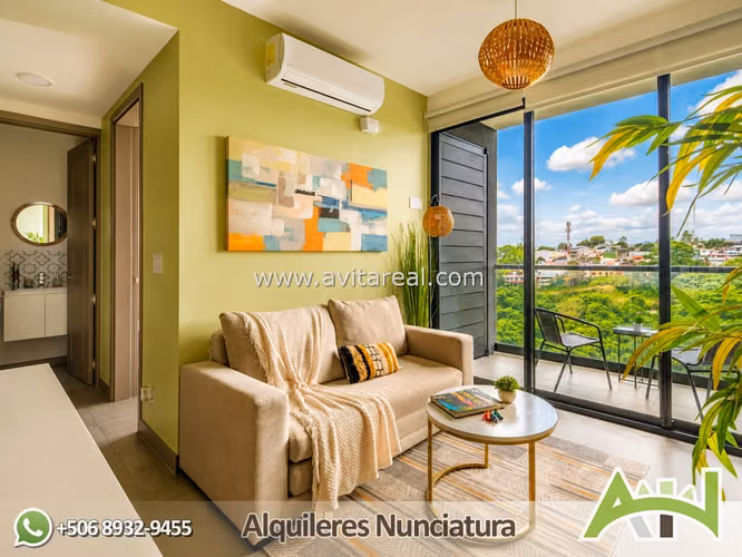 Apartamento amueblado de 1 habitacion | Nucleo Sabana | AC - Imagen 2