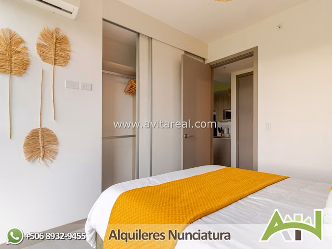 Apartamento amueblado de 1 habitacion | Nucleo Sabana | AC - Imagen 9