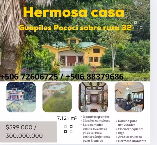 Hermosa casa de lujo Guapiles