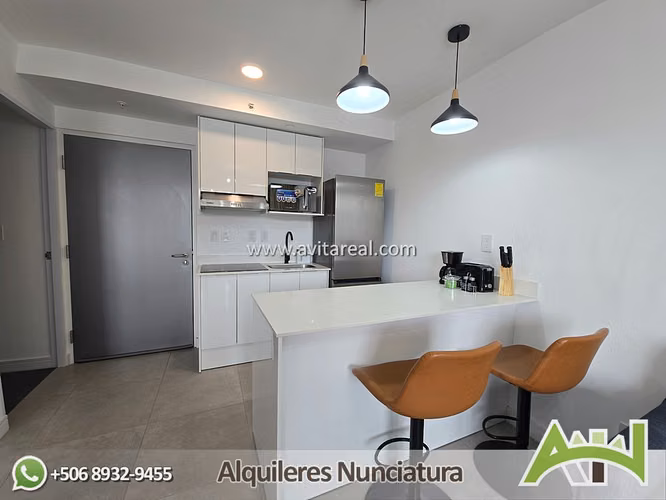 Apartamento amueblado en Sky Garden con AC - Imagen 11