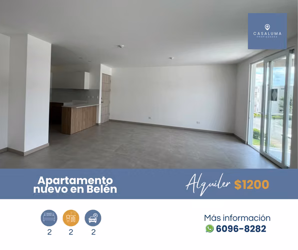 APARTAMENTO EN BELEN CON AIRE ACONDICIONADO 
