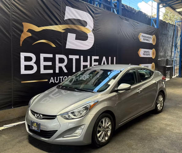 HYUNDAI ELANTRA GLS 2014 GRIS AUTOMÁTICO - Imagen 2