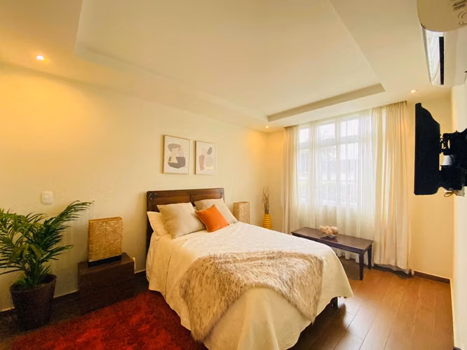 Riverpark, full amueblado, bello-lujoso-amplio 63 m2, 1 hab, 1.5 baños, 2 A/C, terraza-patio. - Imagen 9
