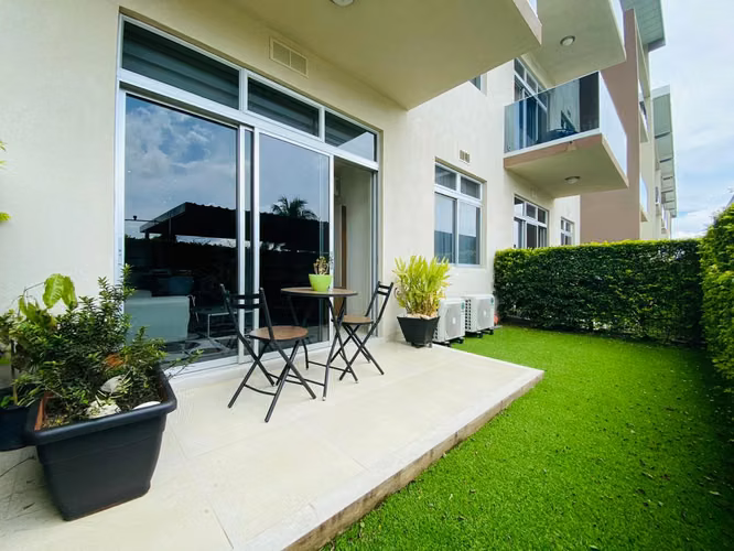 Riverpark, full amueblado, bello-lujoso-amplio 63 m2, 1 hab, 1.5 baños, 2 A/C, terraza-patio. - Imagen 7