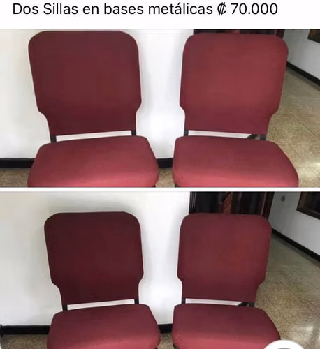 Sillas Básese Metálicas