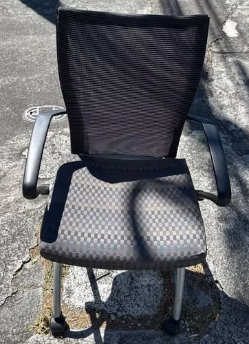 Silla Con rodines y Asiento plegable
