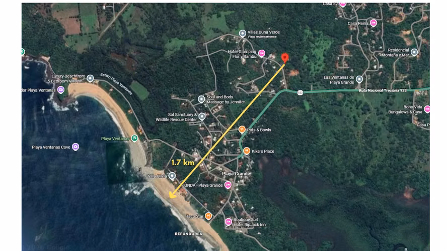 Se vende lote con permiso de construcción aprobado en Playa Grande - Imagen 13