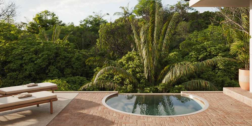 Villa 3 habs en Nosara Shift Esperanza - diseño tropical - terraza