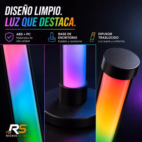 Set 2 Barras LED RGB Gaming con Control Remoto y App - Imagen 4