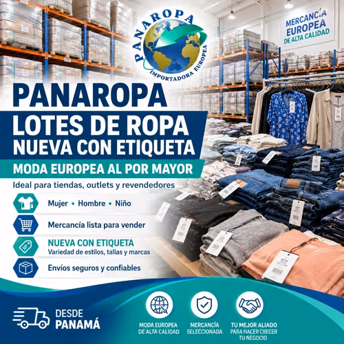 ROPA EUROPEA NUEVA AL POR MAYOR | LOTES PARA TIENDAS Y OUTLETS