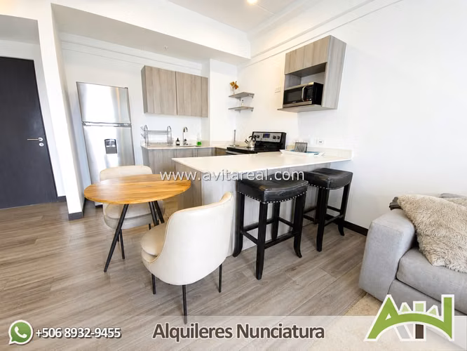 Apartamento amueblado de 1 habitacion en QBO - Imagen 4