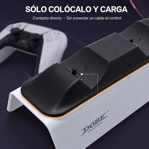 Base de Carga Doble DOBE para Controles PS5 DualSense - Imagen 4