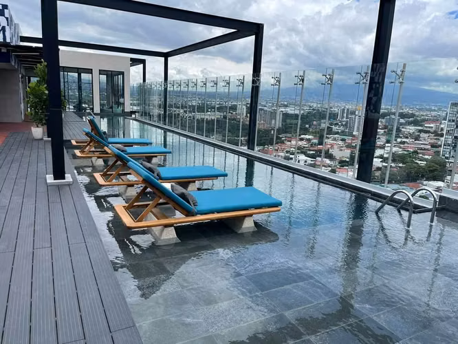 Apartamento Amueblado de 1 Habitación en Torre Skygarden con Vista a San José - Imagen 7