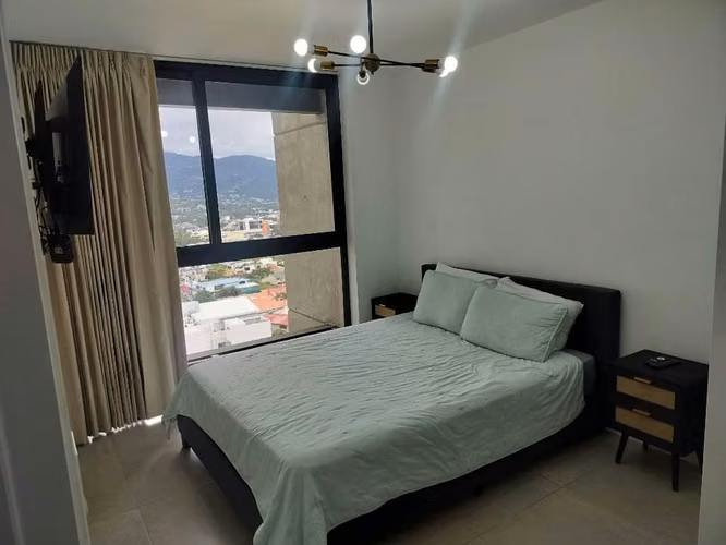 Apartamento Amueblado de 1 Habitación en Torre Skygarden con Vista a San José - Imagen 3