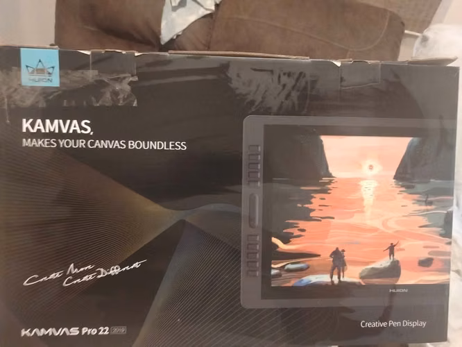 Tableta Huion de dibujo  kamvas pro 22 (2019)