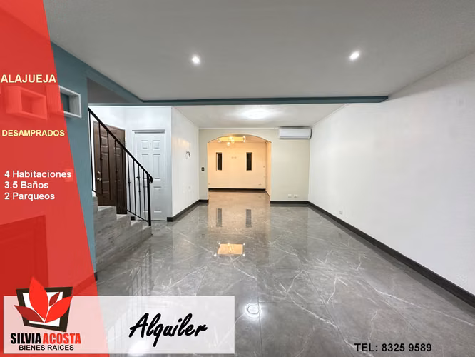 ALQUILER CASA ALAJUELA- DESAMPARADOS