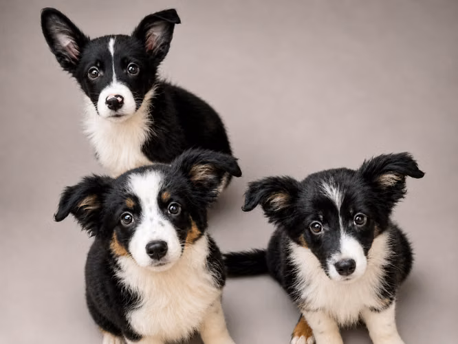 Cachorros Border Collie puros – 2 hembras y 1 macho - Imagen 3