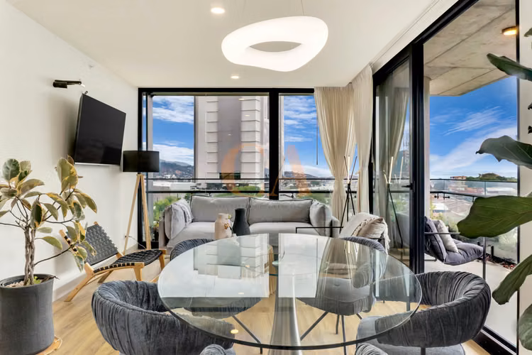 Apartamento esquinero totalmente amueblado, Torre Silentia, Rohrmoser - Imagen 4
