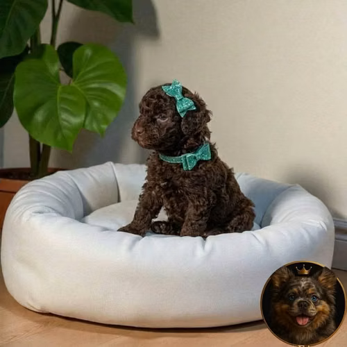 French Poodle Chocolate - Imagen 4
