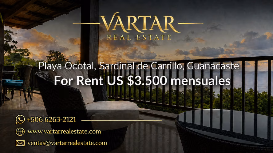 APARTAMENTO AMUEBLADO EXCLUSIVO CONDOMINIO AZUL PARAÍSO GUANACASTE