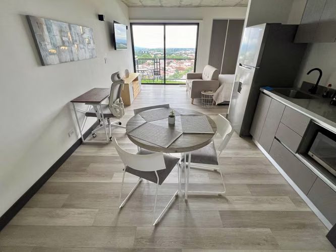ALQUILER DE APARTAMENTO TIPO STUDIO AMUEBLADO EN CONDOMINIO, POZOS DE SANTA ANA - Imagen 12