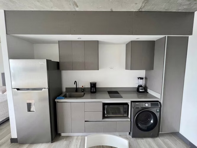 ALQUILER DE APARTAMENTO TIPO STUDIO AMUEBLADO EN CONDOMINIO, POZOS DE SANTA ANA - Imagen 3