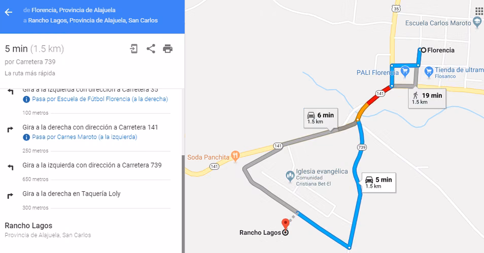 LOTE EN VENTA | FLORENCIA, SAN CARLOS. CERCA DE LA ROTONDA