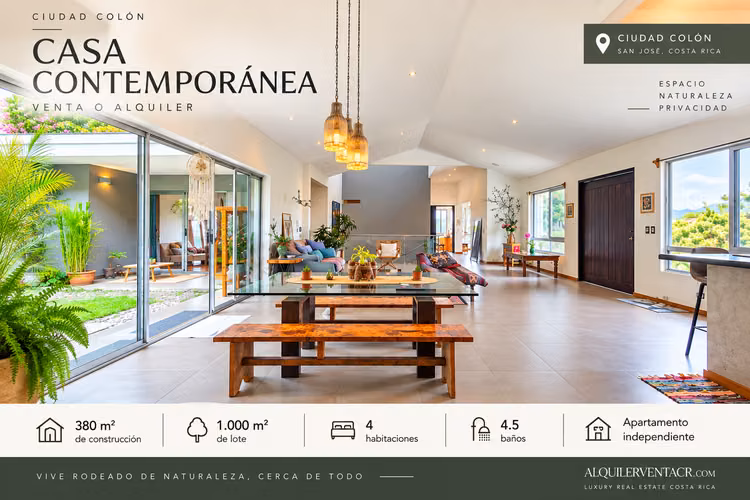 Casa + Apartamento en Condominio en Ciudad Colón