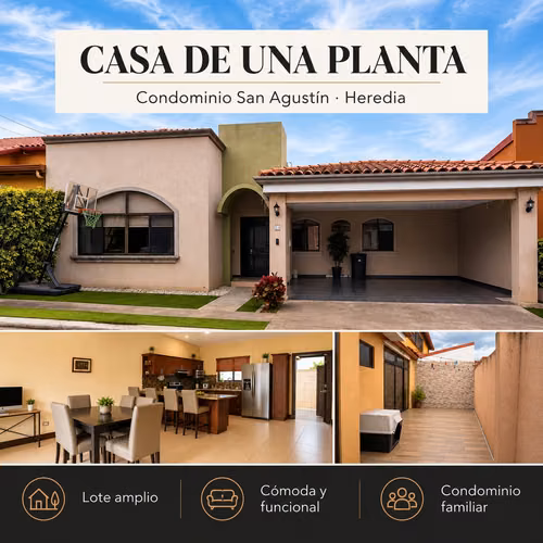 Casa de una planta y con uno de los lotes más grandes de Hacienda San Agustín