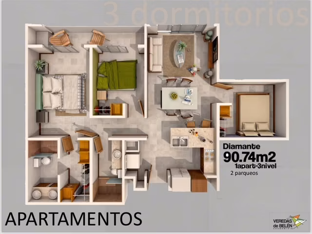 Apartamento en Torre!! SAN ANTONIO DE BELEN - Imagen 18