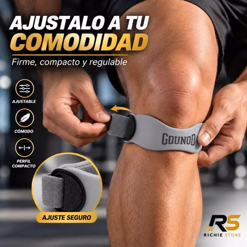 Banda Deportiva Ajustable para Rodilla GOUNOD | Set de 2