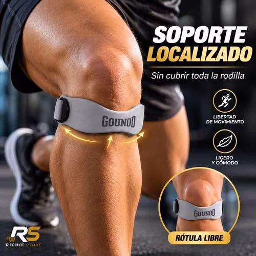 Banda Deportiva Ajustable para Rodilla GOUNOD | Set de 2