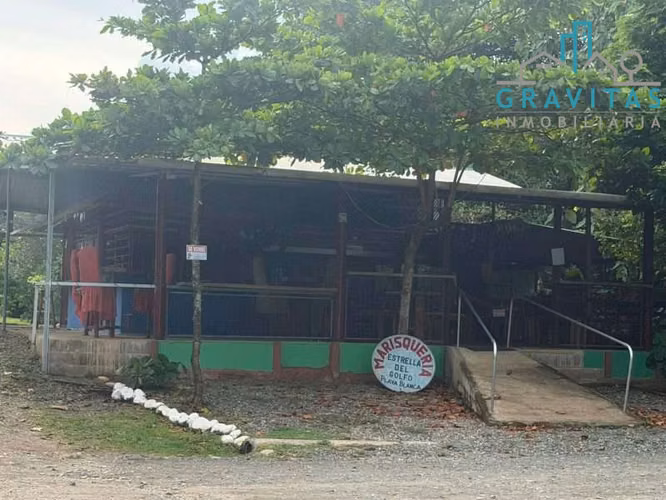 Ventas de propiedad con casa frente a playa Blanca, Puntarenas 3750m2 ID 2040