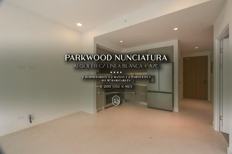 APARTAMENTO 2 HAB EN ALQUILER EN PARKWOOD | NUNCIATURA, ROHRMOSER, SAN JOSÉ