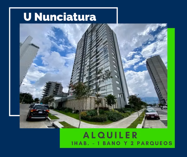 Alquiler Amoblado. U Nunciatura. Rohrmoser, San José IK2645