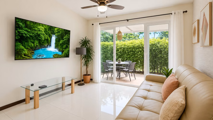 Se Alquila Apartamento con jardín privado en Río Oro, Santa Ana - Imagen 2