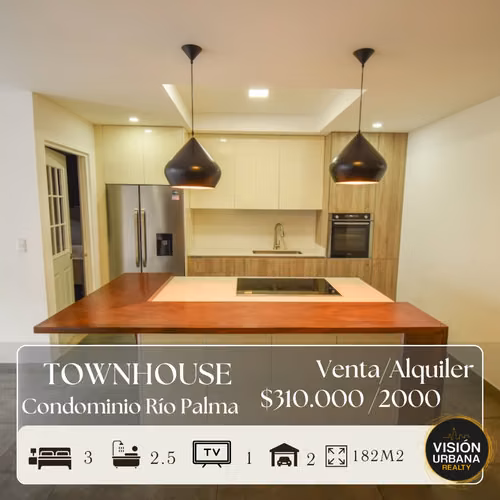3-Bedroom House with Appliances in Condominium in Rio Palma