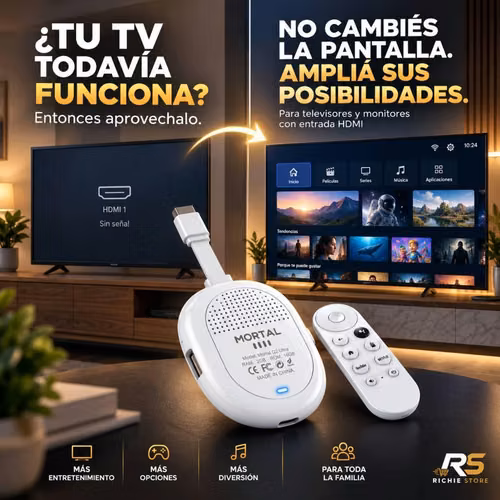 TV Stick Android 4K MORTAL Q2 Ultra 2GB RAM 16GB